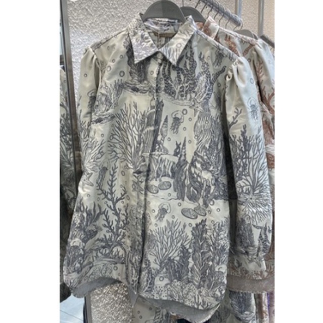 El Mar Minorca Jacquard Shirt L Mmehuille x Benang Jarum