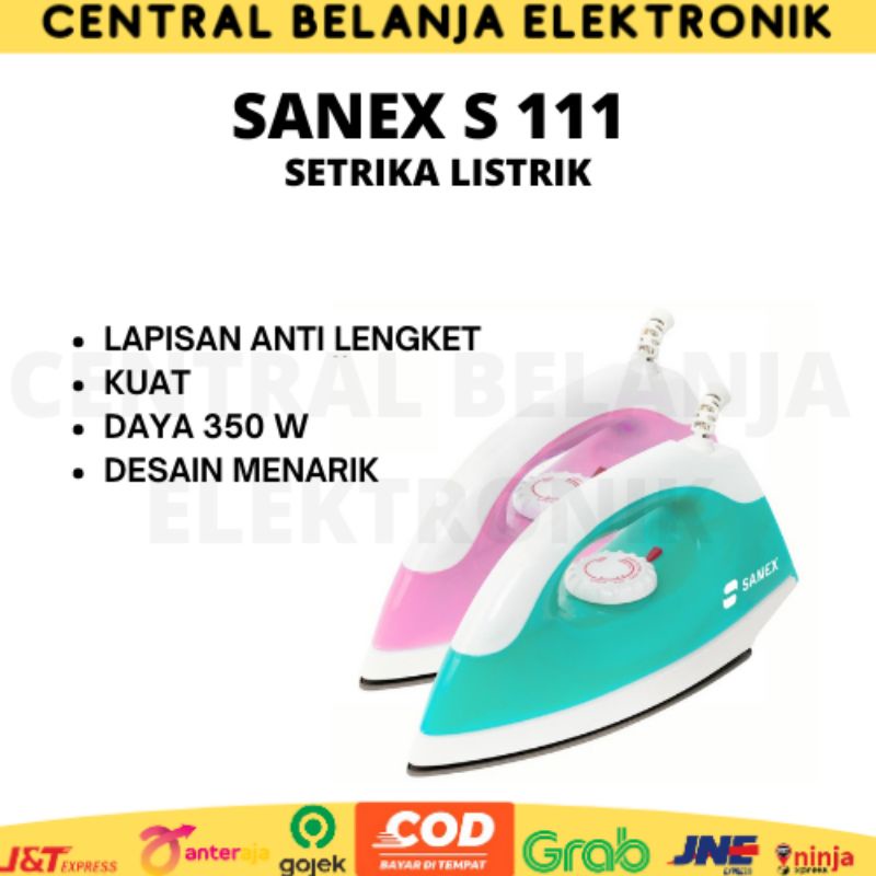 Setrika Sanex S 111/112/  setrika listrik Sanex S 111/112