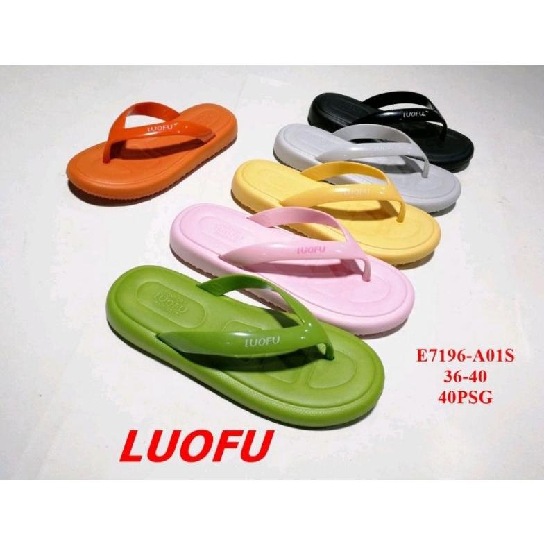 Kekinian - LUOFU 7196 BW6W SANDAL JEPIT WANITA ..
