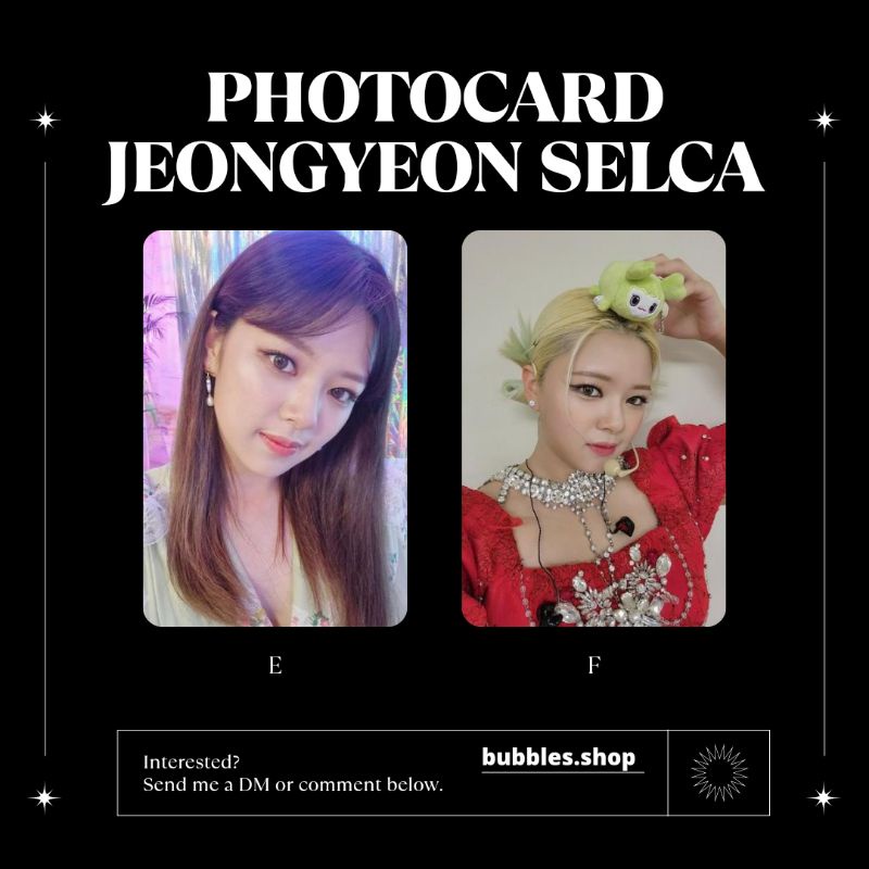 PHOTOCARD UNOFFICIAL JEONGYEON TWICE SELCA