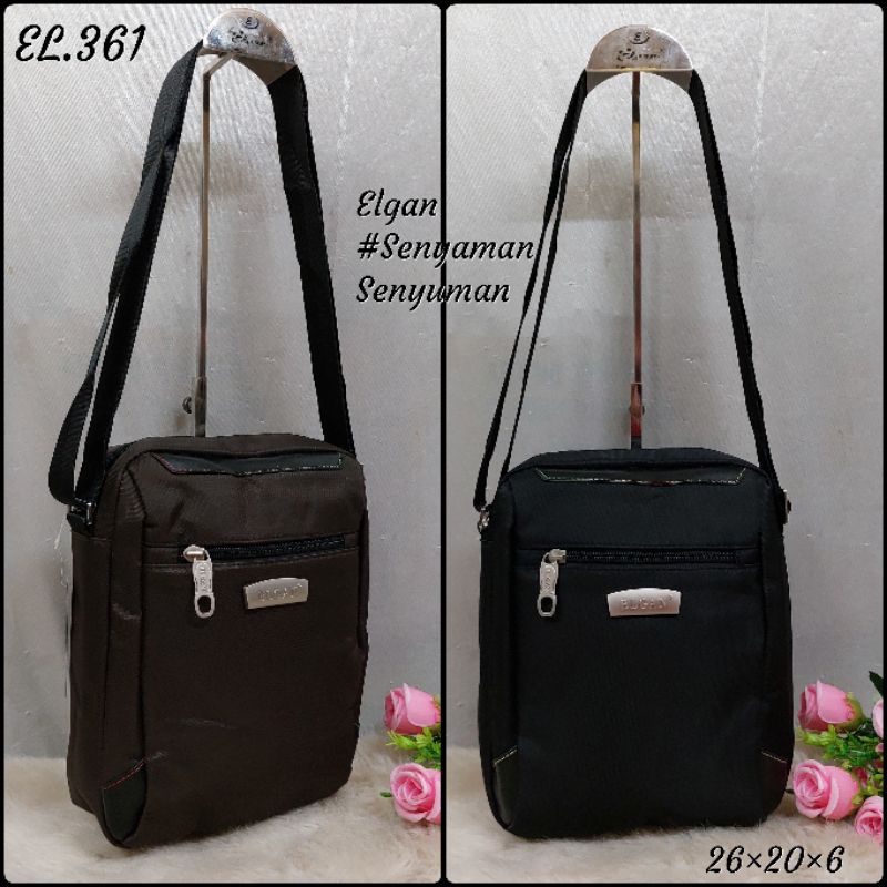 TAS BAHU ELGAN TAS SANDANG COWOK SELEMPANG SHOULDER BAG#361