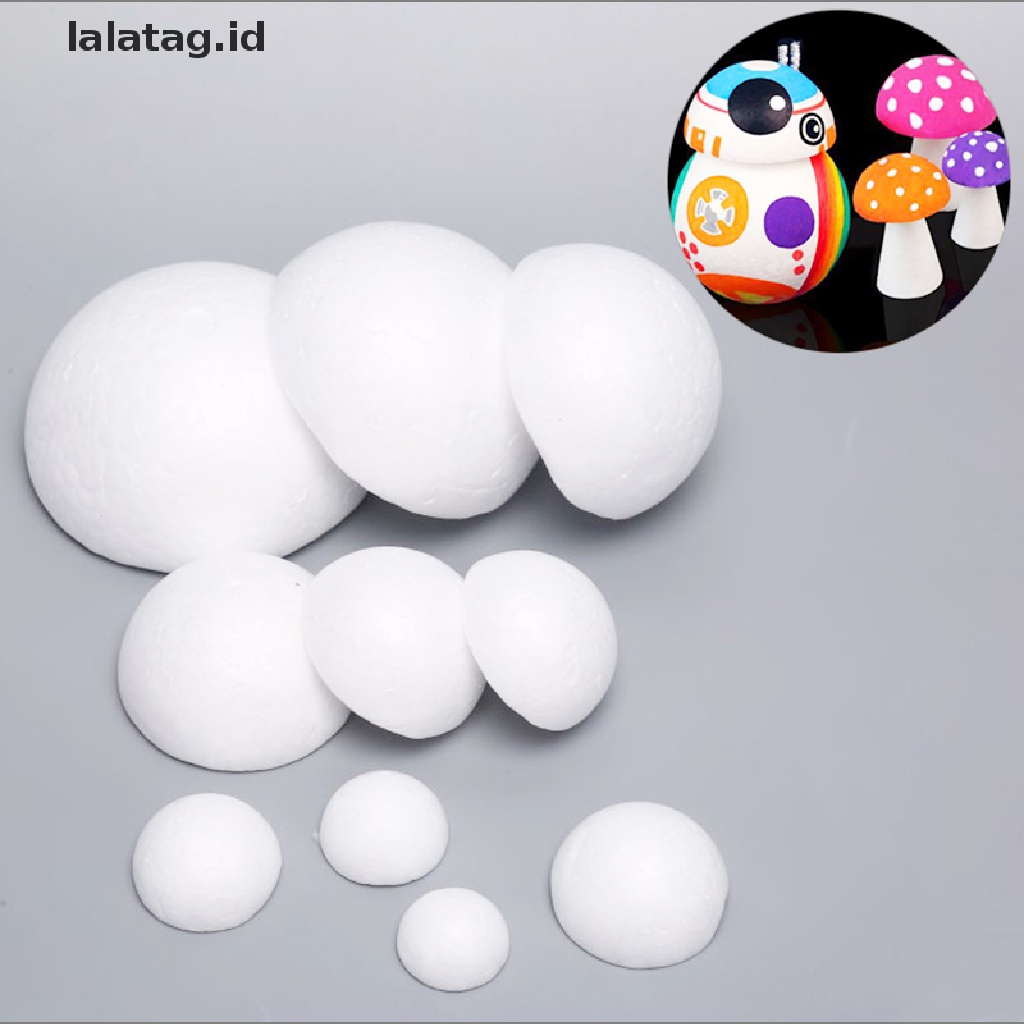 [lalatag] Polystyrene Styrofoam Half Ball Foam DIY Craft Dekorasi Pesta Hajatan [ID]