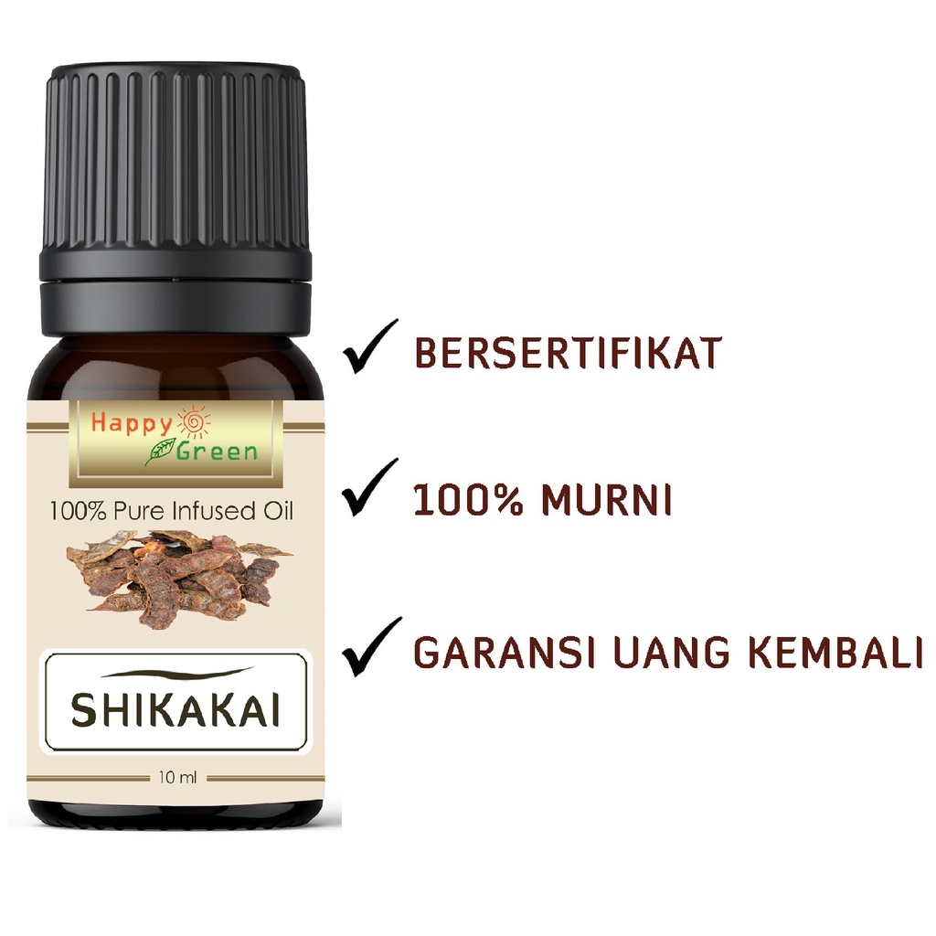 Happy Green Cape Shikakai Oil - Minyak Acacia Concinna Natural