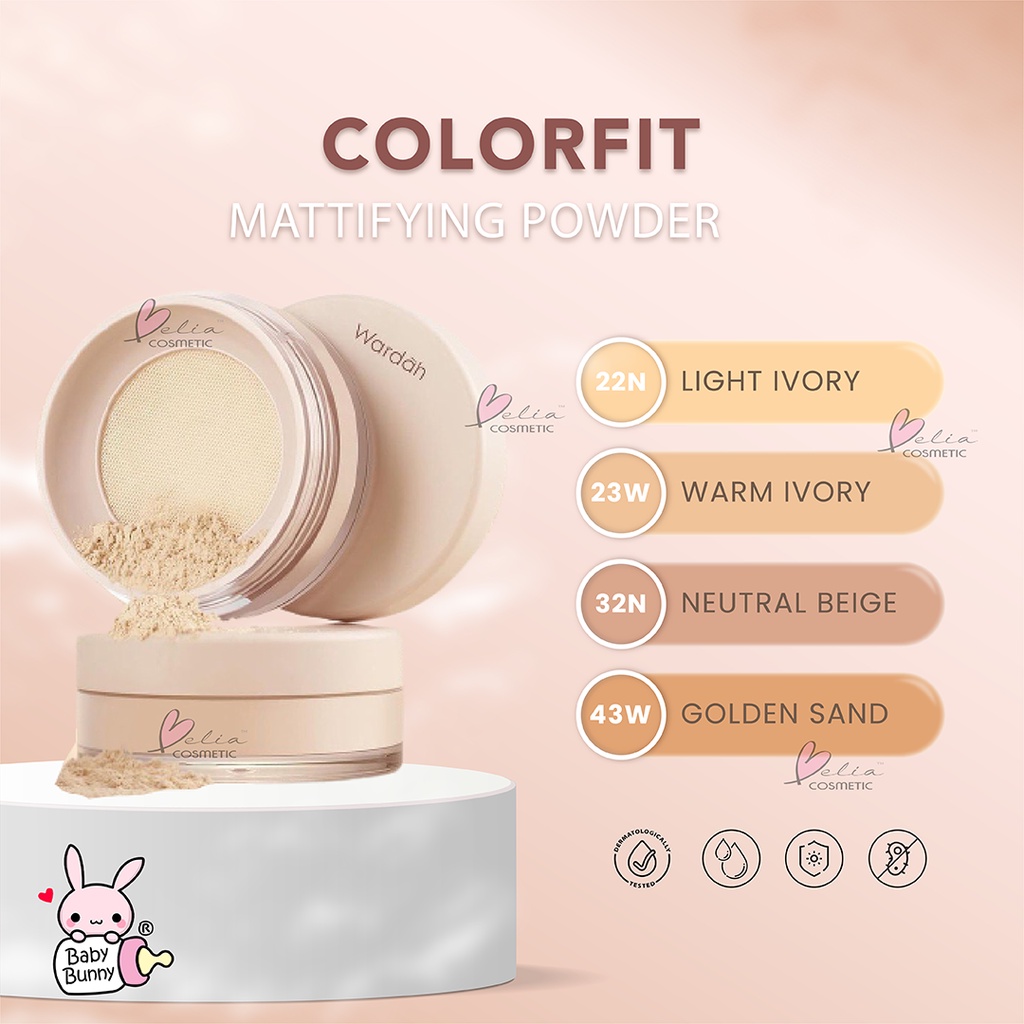 ❤ BELIA ❤ &quot;WARDAH Colorfit Series | Matte Foundation | Velvet Powder | Perfect Glow Cushion Full Refil | Highlight Contour Palette | Quad Eye | Bedak | Eyeshadow &quot;