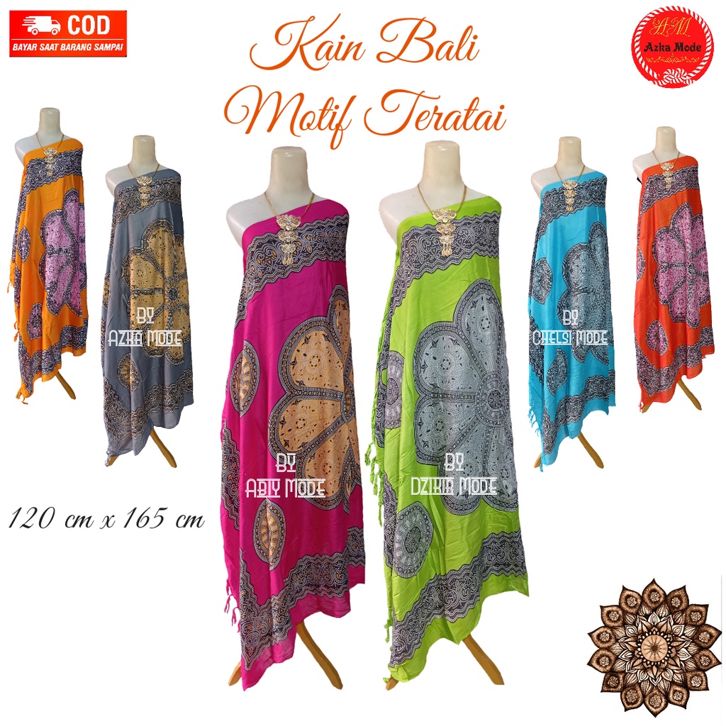 Kain Pantai Kain Bali Pantai - Kain Bali Motif New Teratai Standar - Sarung Pantai SEMBILAN MODE - Sarung Bali - Kain Pantai - Kain Katun Jepang - Kain Untuk Hiasan Dinding - Kain Untuk Plafon Mobil Truk Dan Mobil 3/4 Lainnya