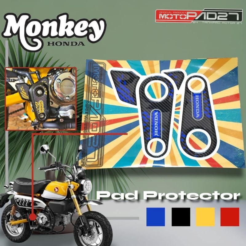 Motopad27 Stiker Tankpad Honda Monkey 125 Stiker timbul Protector Honda Monkey 125