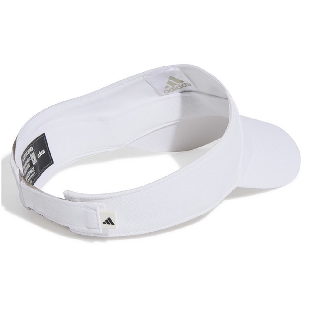 Adidas Aeroready Visor 3-Stripes Logo White Putih Topi Original