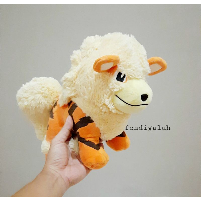 Boneka Pokemon Anjing Growlithe Size 35 cm/ Boneka Pokemon Unik