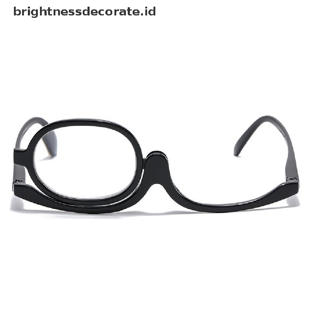 [Birth] Kacamata Baca Makeup Pembesar Flip Down Cosmetic Readers Lipat Rotag Monocle Glasses Presbyopia Glasses Magnifier [ID]