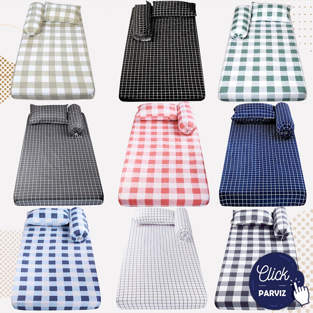 Sprei 120x200 Sprei No.3 Tinggi 15cm - 20cm Sudut Karet