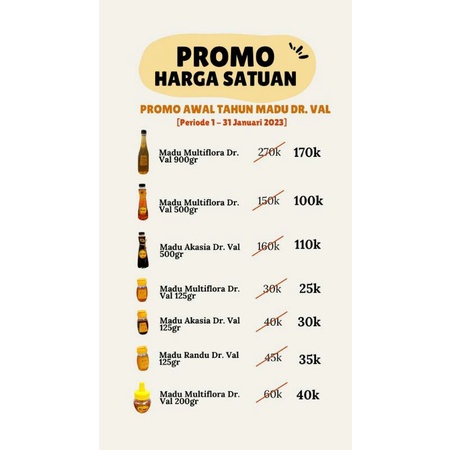 

MADU MURNI 100%ASLI PURE HONEY "PROMO BY 1GET1