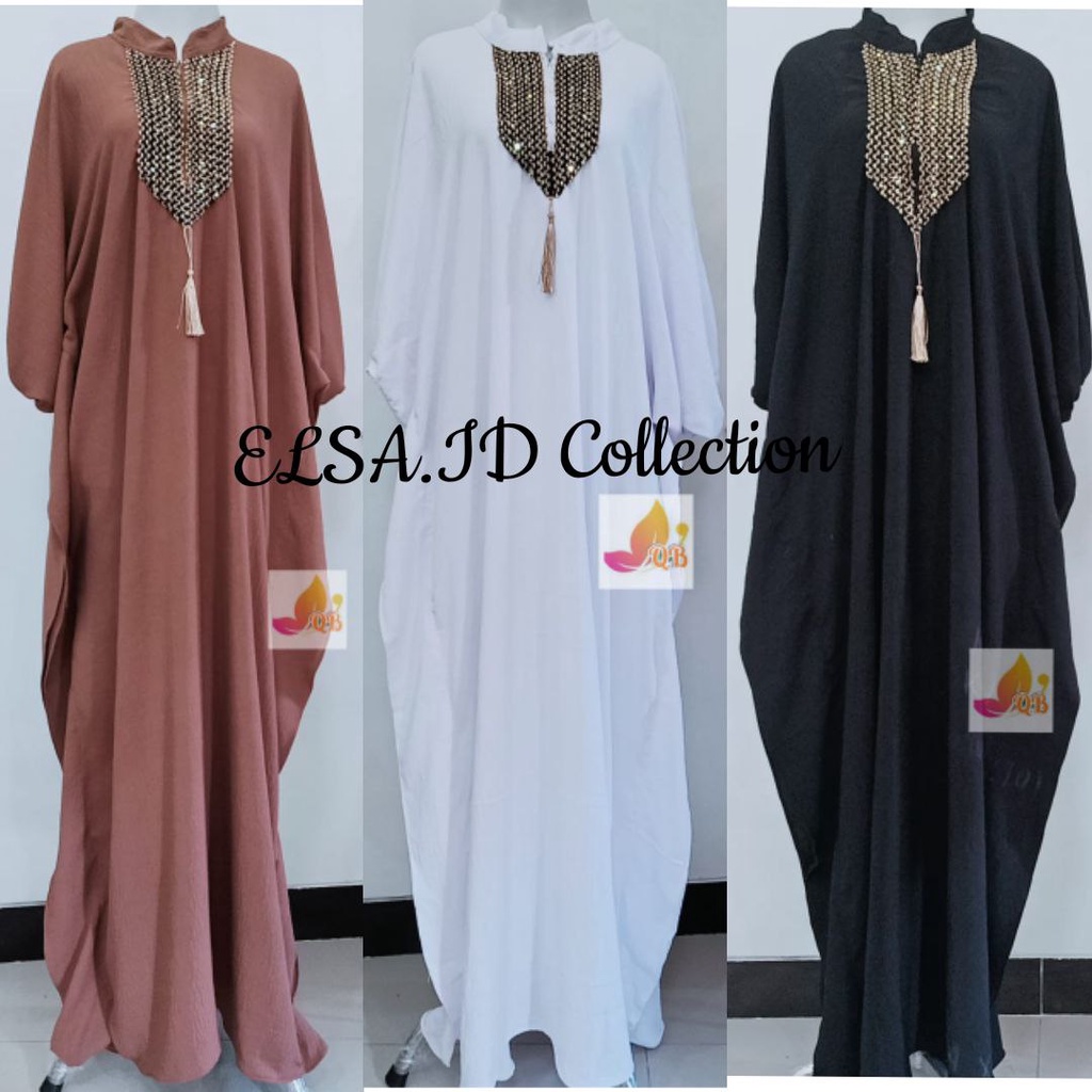 KAFTAN SULTAN CRINCLE AIRFLOW GAMIS KAFTAN SUPER JUMBO LD 160