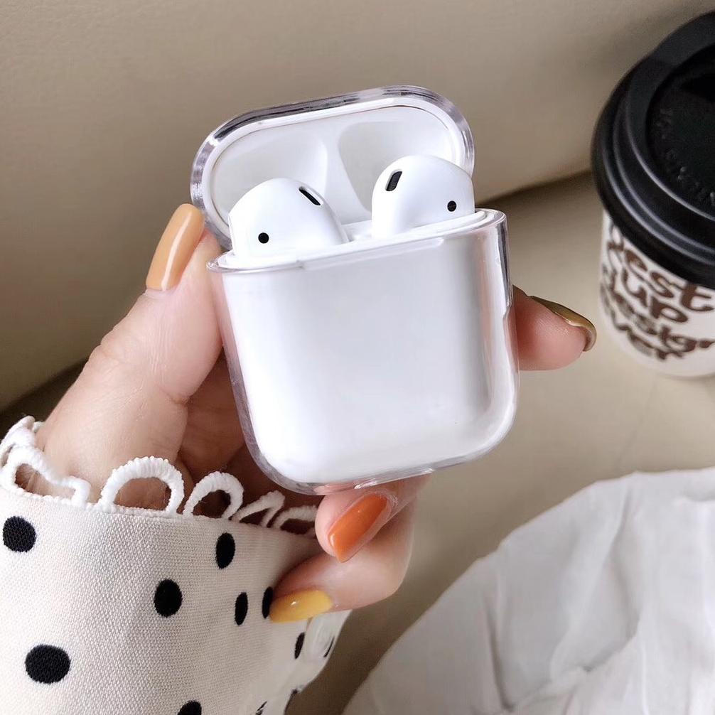 BAYAR DITEMPAT Transparan AirPods Case AirPods 1 dan 2 Apple AirPod Soft Case Clear Simple NO Partte