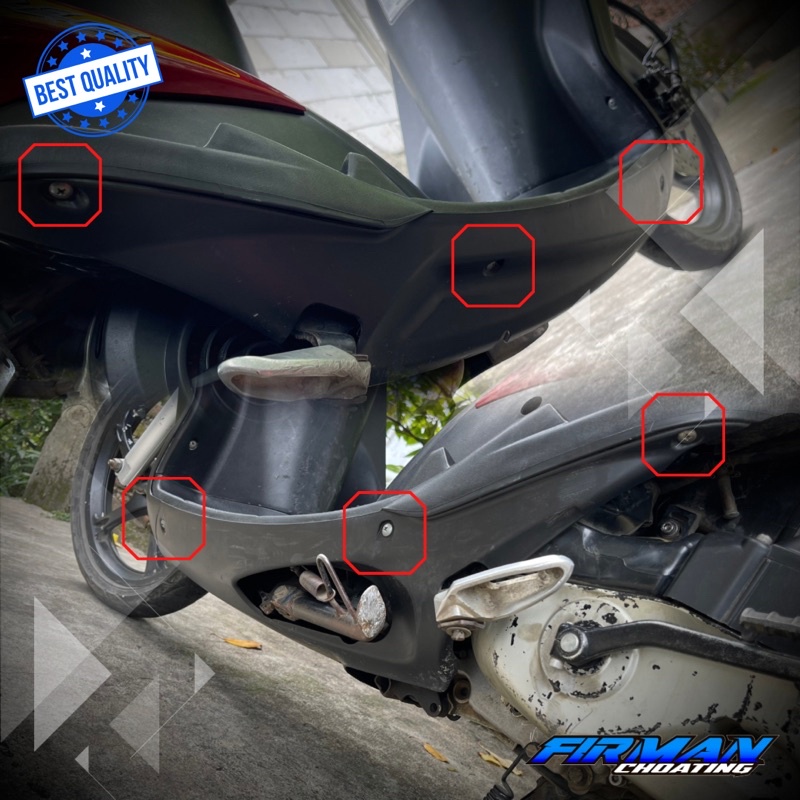 Probolt baut cover lower mio sporty mio smile garnis (Harga 6biji)