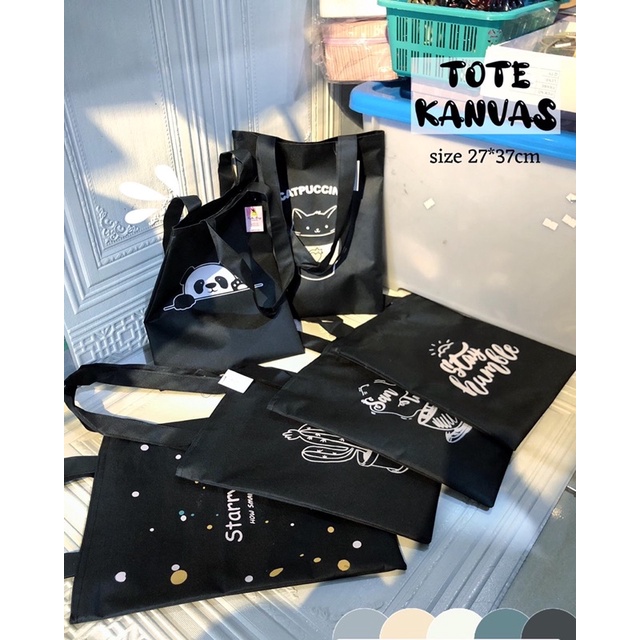 TOTEBAG KANVAS ZIPPER / TOTHBAG