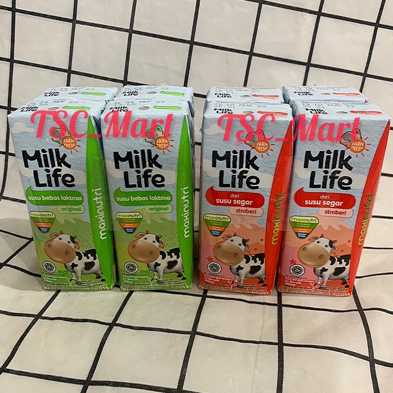 Jual Susu Cair Milk Life Uht Harga Pcs X Ml Original Susu Cair Milk Life Uht