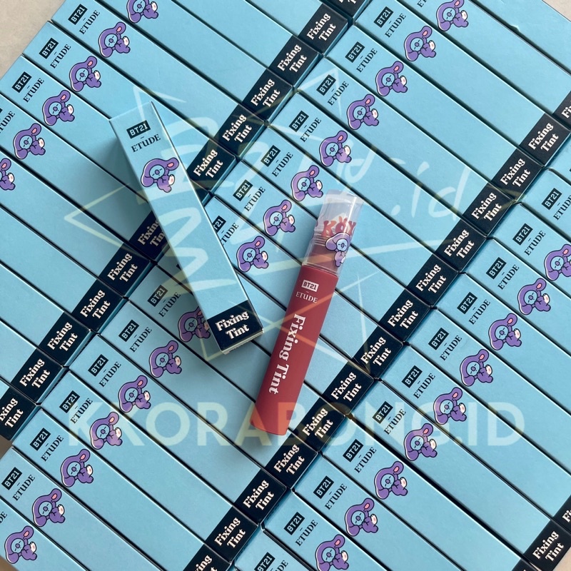 [READY] ETUDE x BT21 Collection Lip Fixing Tint Eyeshadow