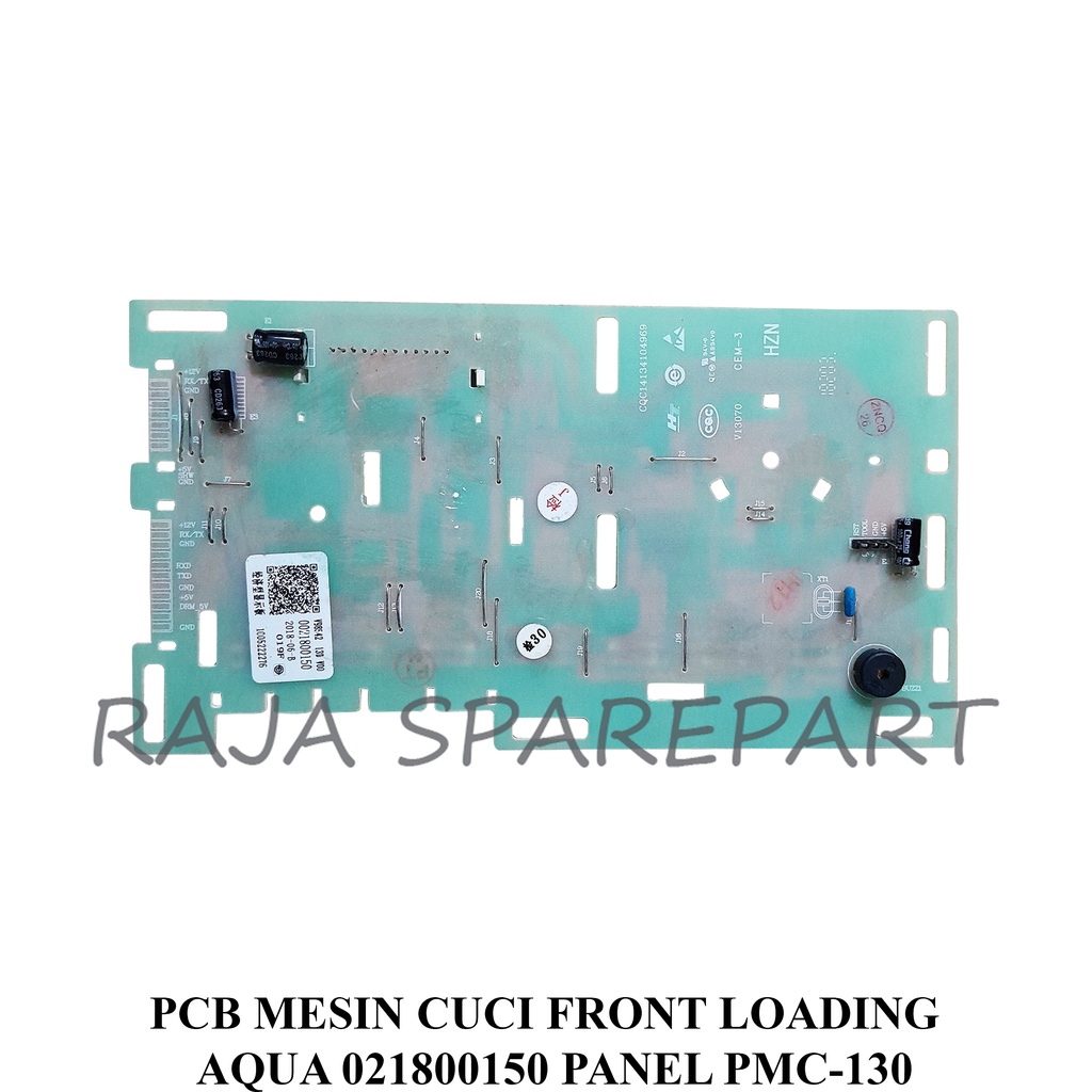 PCB/Panel/Modul Mesin Cuci Aqua Front Loading 021800150 PANEL PMC-130