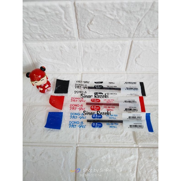 12 buah Refill pena Mygel/refill pulpen mygel/isi pena my-gel/refill pena my-gel/isi pulpen dong-a m