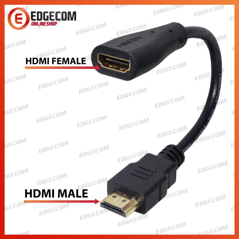 Kabel Extender / Extension HDMI Male to Female 20cm