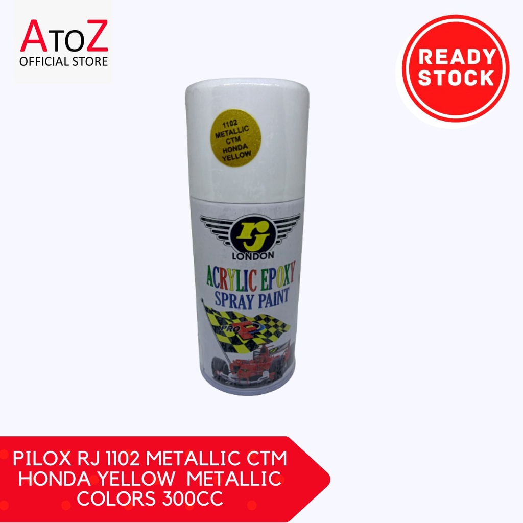 PILOX RJ 1102 METALLIC CTM HONDA YELLOW  METALLIC COLORS 300CC