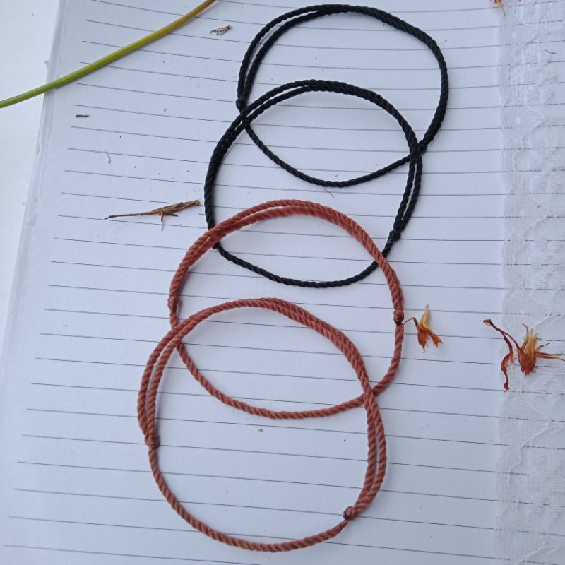 FS-Gelang tali ulir tarik polos tipis