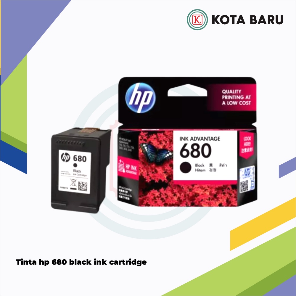 Tinta Hp 680 Black Ink Cartridge
