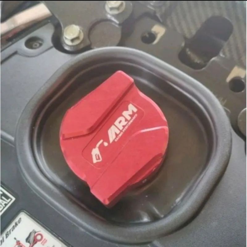 Fuel Cap Cover Tutup Tangki Full CNC ARM UNIVERSAL MATIC BEBEK