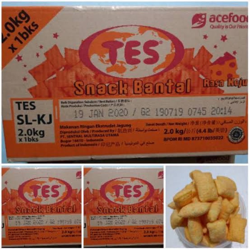 

1 DUS ISI 2 KG SNACK BANTAL / PILLOW KEJU TES