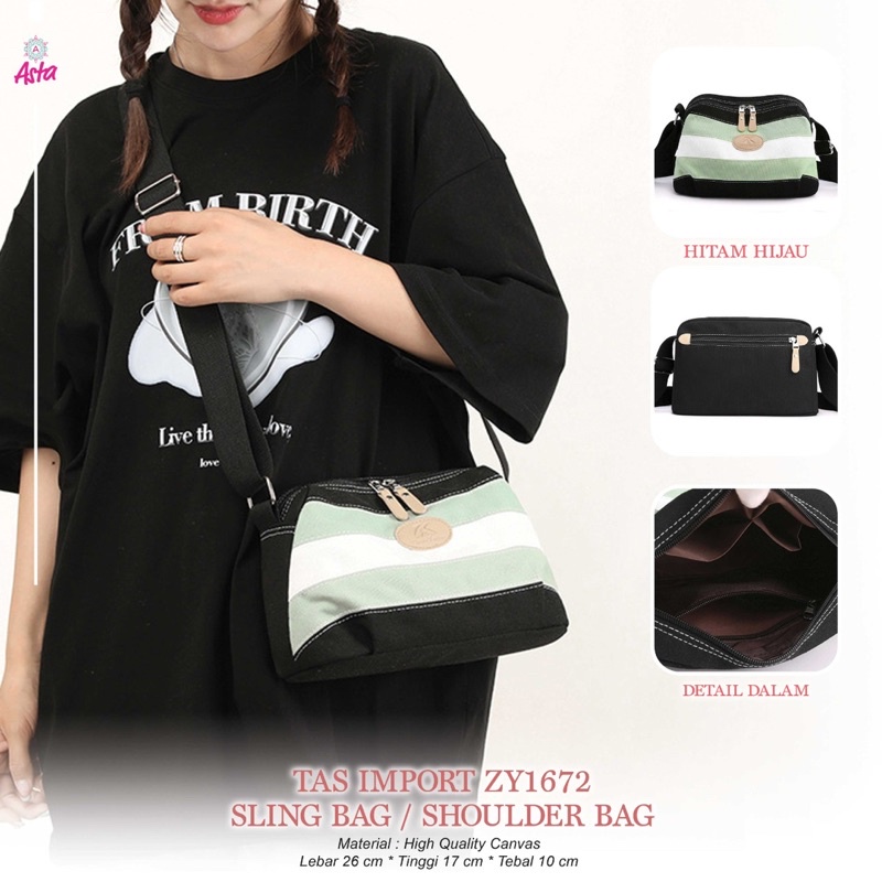 Tas Import Korea kode ZY 1672