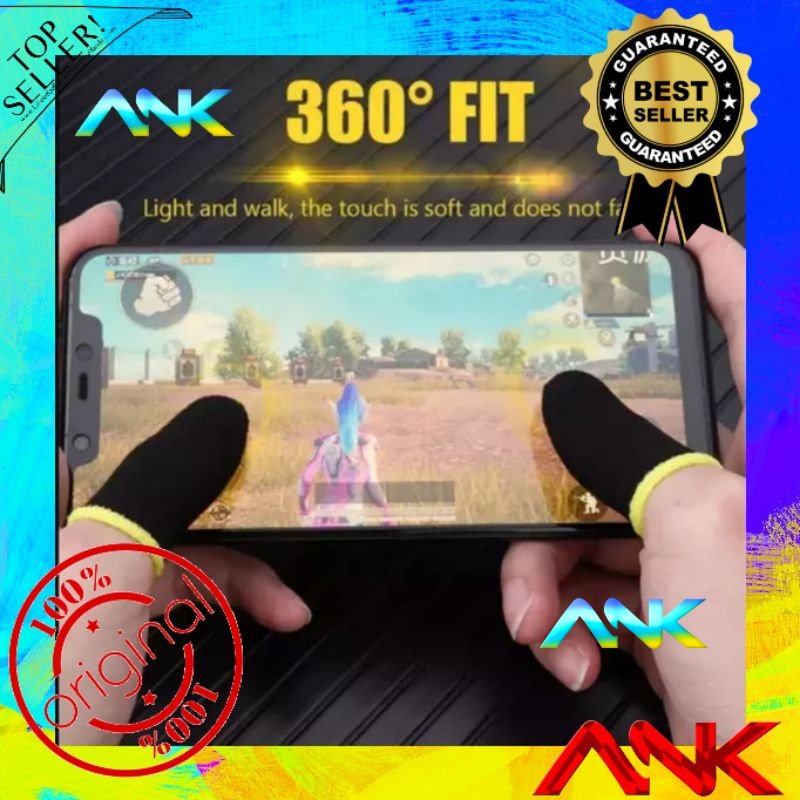 ANEKASTORE07 ORIGINAL Sarung Tangan Jempol Jari ANTI BASAH 1 pasang isi 2 PCS for Game