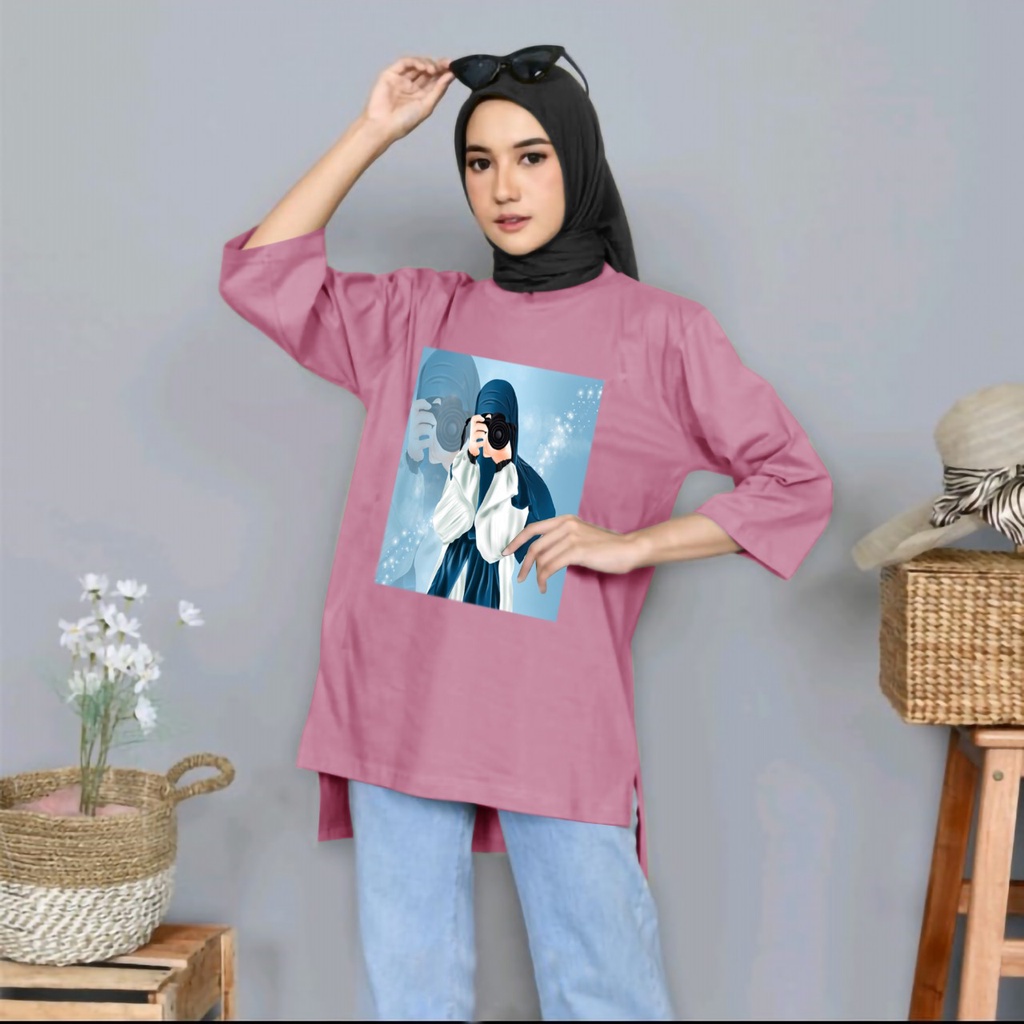 TUNIK NEW MUSLIMAH LEONY HIJAB JUMBO XXL~TERBARU BAJU OVERSIZE WANITA KEREN MASA KINI DAN TERLARIS