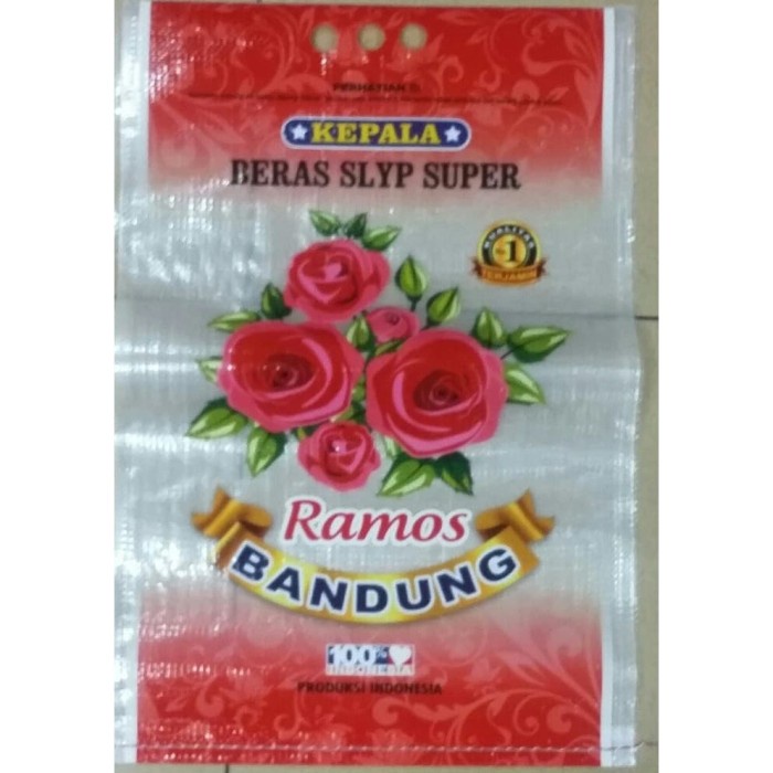 [KNeww] Karung Beras Laminasi 5Kg Merek Ramos Bandung