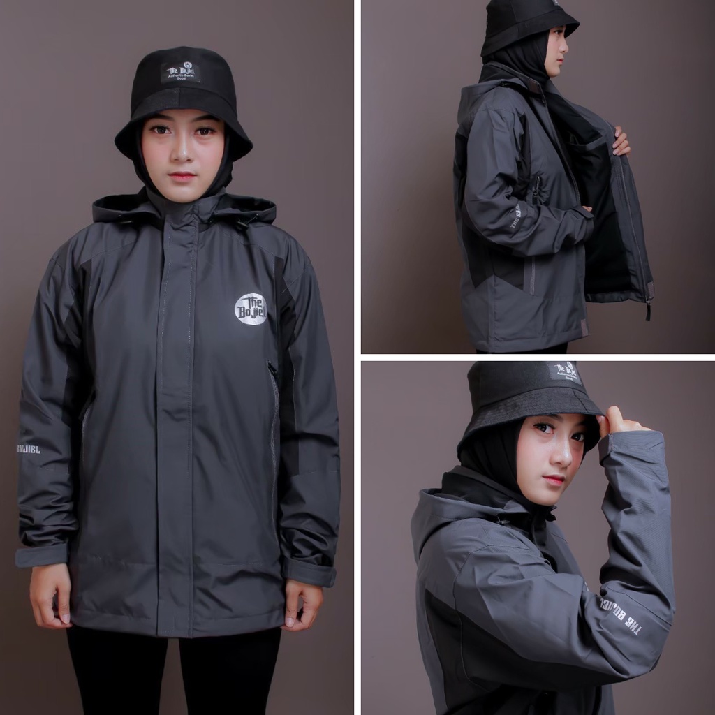 Jaket Pria / Wanita parasut antiair seri more terbaru - Jaket Waterproof - jaket gunung pria dan wanita