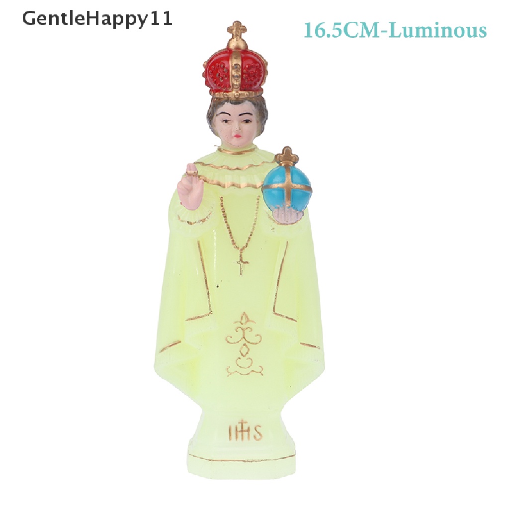 Gentlehappy 1Pc Patung Yesus Tokoh Agama Patung Bercahaya Souvenir Kristen Katolik Hadiah Tabletop Figurine Patung Dekorasi Rumah id