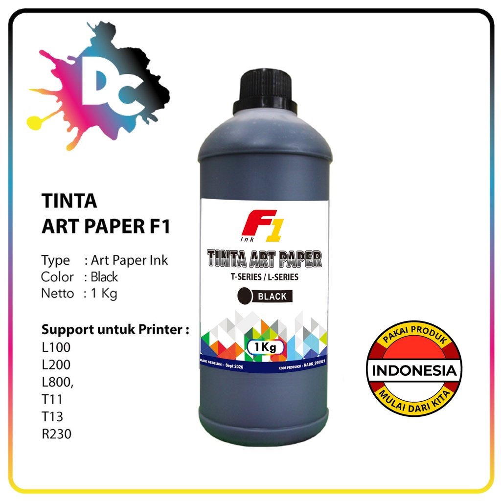 Tinta F1 Art Paper Refill / Isi Ulang / Infus 1kg