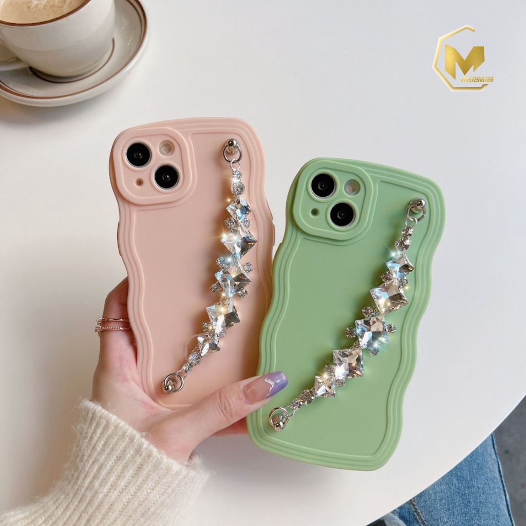 GC03 SOFTCASE GELOMBANG RANTAI DIAMOND FOR OPPO RENO 4F 5 5F 6 7 8 7Z 8Z MA3930