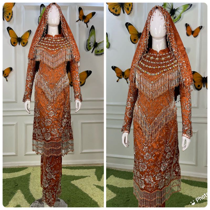 SET KOTO GADANG MELAYU MINANG /KOTO GADANG MELAYU PREMIUM//KEBAYA PENGANTIN KOTO GADANG MEWAH/GAUN WEDDING MODERN