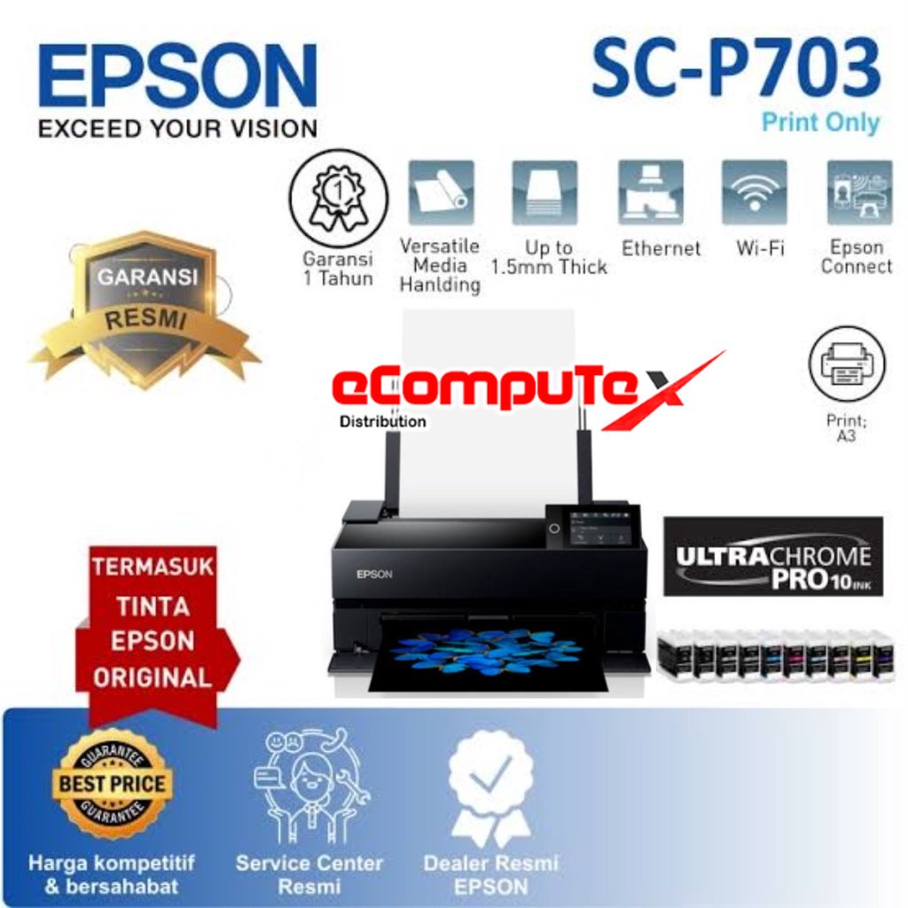 PRINTER EPSON SURECOLOR SC-P703 A3+ PROFESSIONAL PHOTO PRINTER PIGMENT INK SC P703