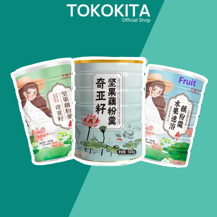 

CUCI GUDANG EXP MEI 2024 Ou Fen Lotus Root Powder Bubuk Akar Teratai