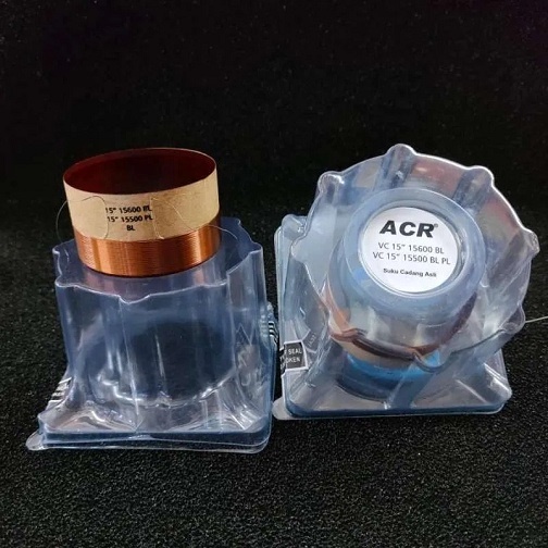 Spool Voice Coil ACR 15" VC 15600 / 15500 15inch Spul Spol Audio Speaker 15 inch Black Spoel ORIGNAL