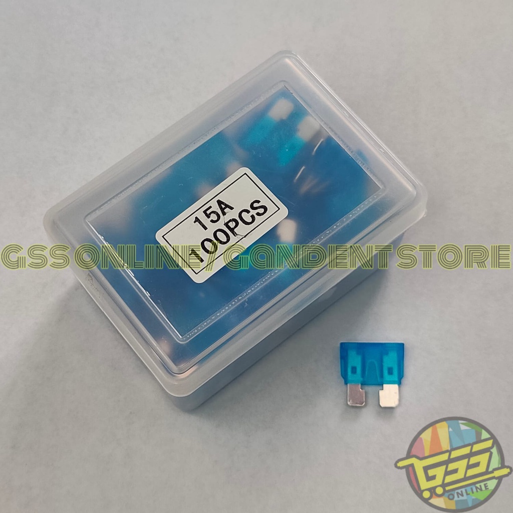 Fuse sekring tancap DX besar original fuse 10A 15A 20A 25A 30A 1 BOX ISI 100 PCS