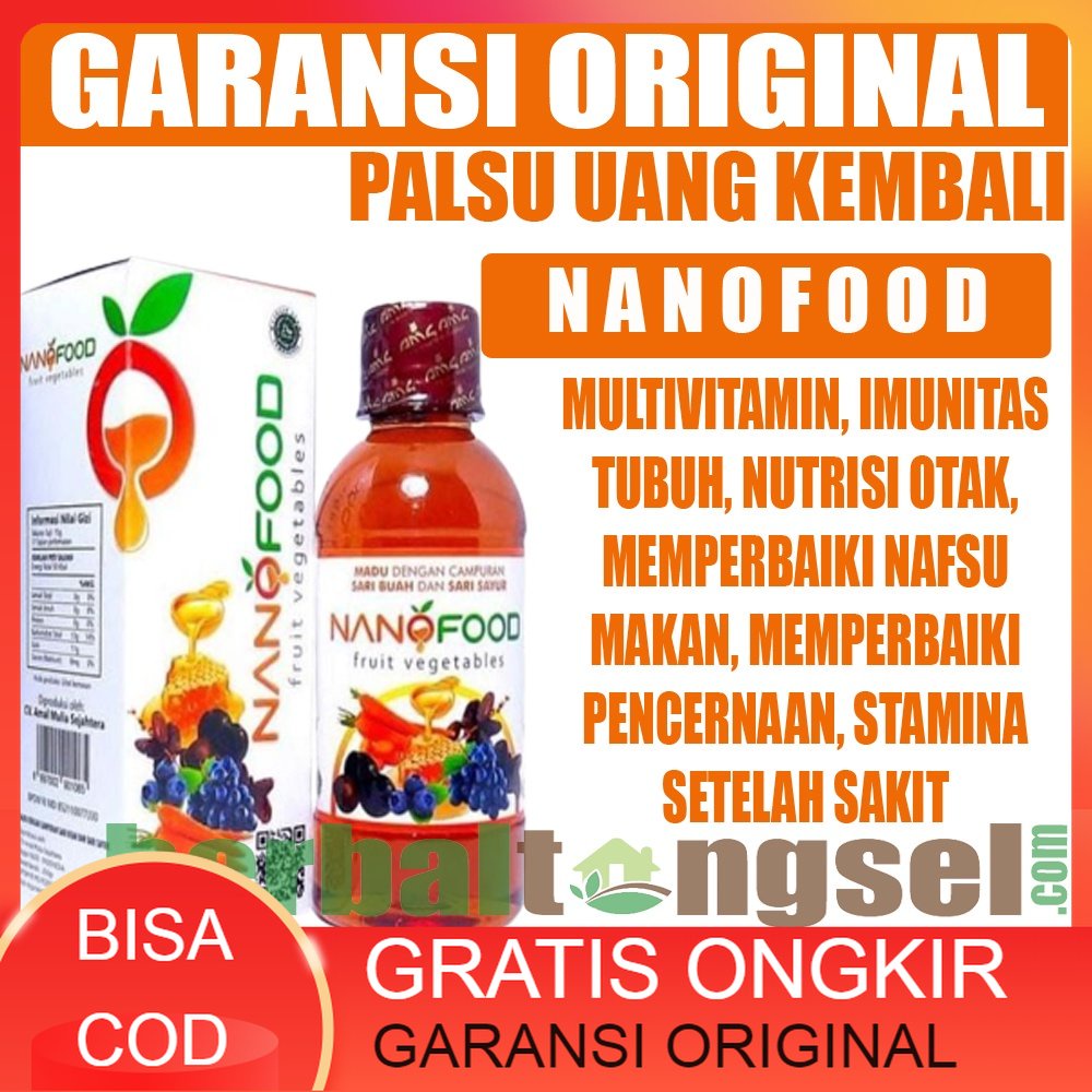 Madu Nanofood Original Madu Nanofood - Nano Food Madu Multivitamin Anak & Dewasa Daha Tahan Tubuh Ke