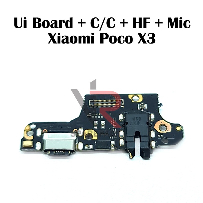 FLEXIBLE PAPAN CAS XIAOMI REDMI POCO X3 PAPAN KONEKTOR CAS / CHARGER + HF + MIC