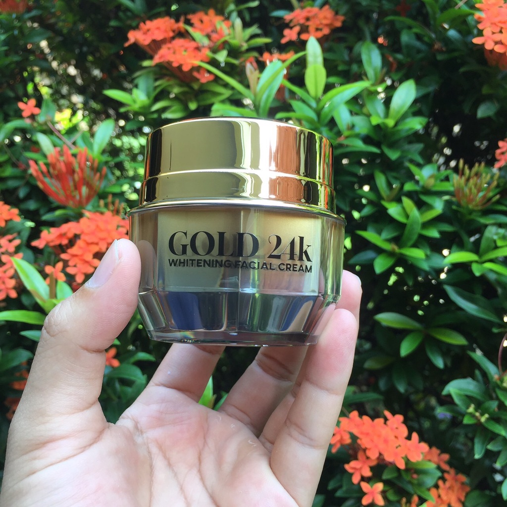 PRECIOUS 24K GOLD WHITENING ANTI MELASMA FACIAL Dengan Emas 24K