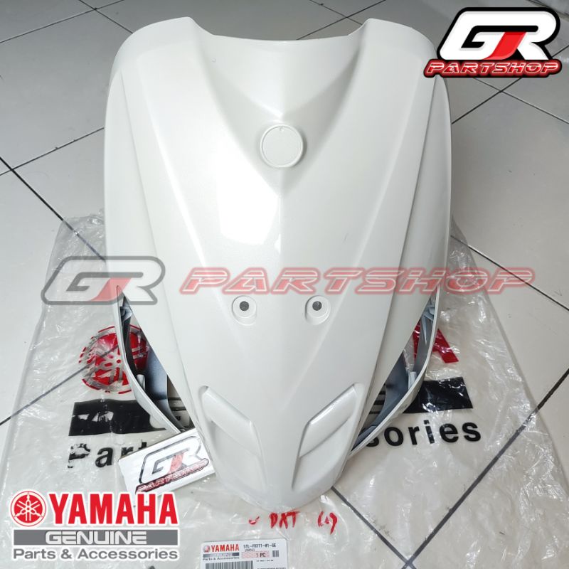 TAMENG DEPAN PUTIH MIO SPORTY 5TL ORI YGP FRONT PANEL DADA BODY DEPAN