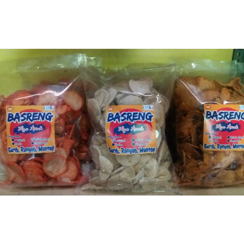 

Basreng Mas Amak all varian rasa berat 250gr