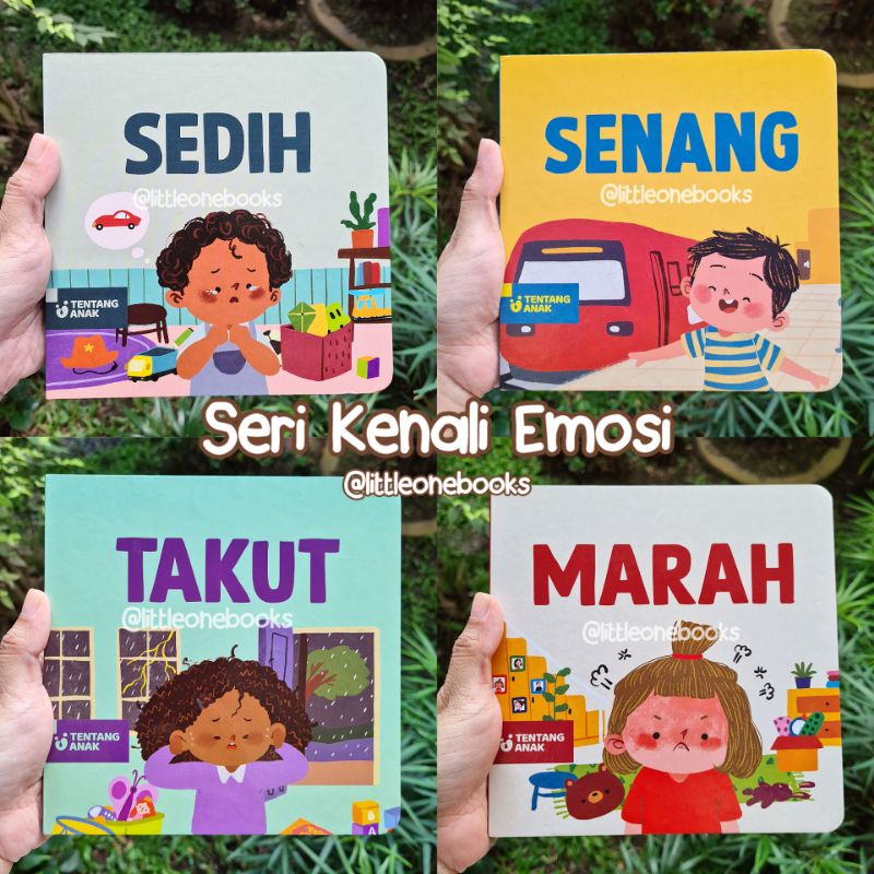 Jual Seri Kenali Emosi - Board Book Marah Senang Sedih Takut Tentang ...