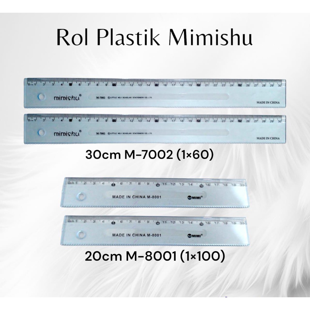 

Roll / Penggaris Plastik Mimishu