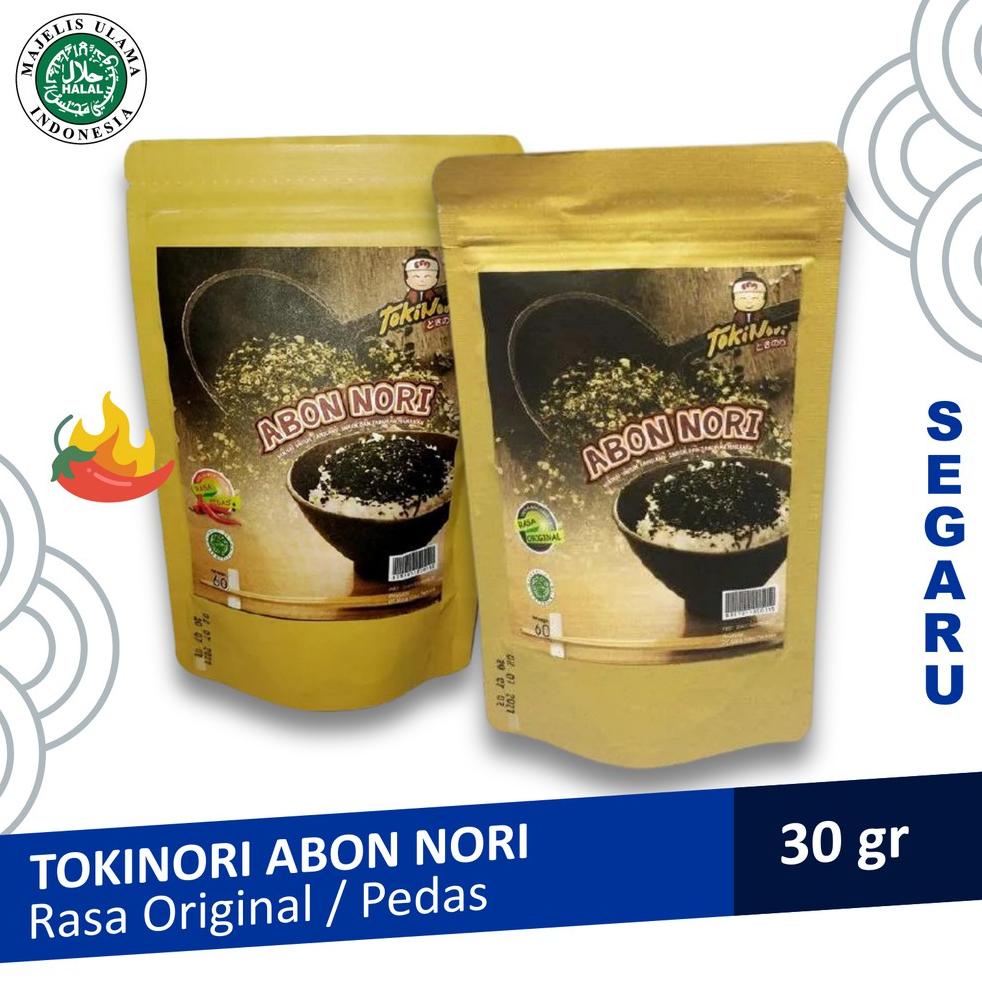 

Modern.. Tokinori Abon Nori Rumput Laut Kering Tabur 30 gram TBI